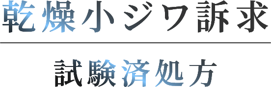 乾燥小皺訴求 試験済処方